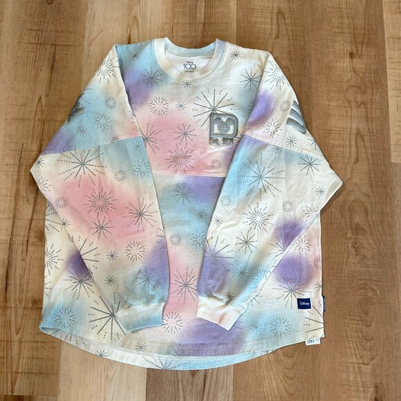 Walt Disney World 100 Anniversary Mickey Friends Tie-Dye Spirit Jersey Sz L - Picture 3 of 15